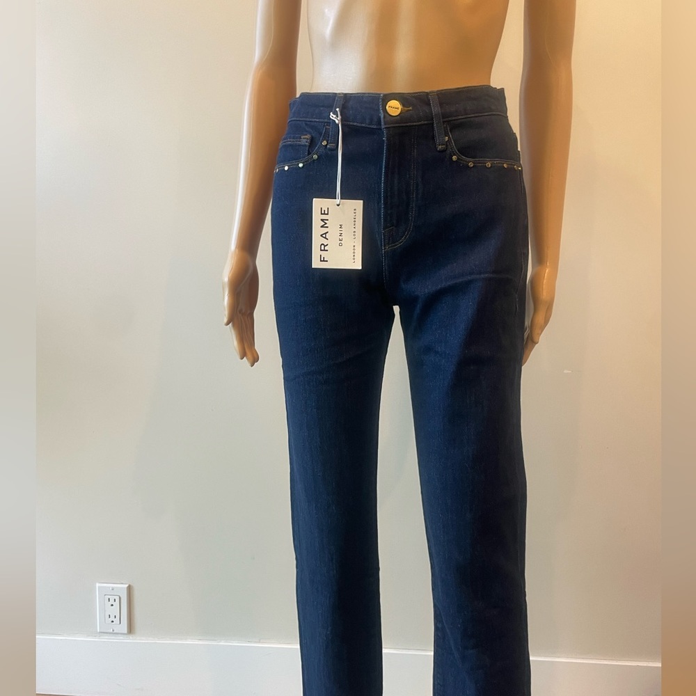 Frame Denim- brand new with zipper back jeans